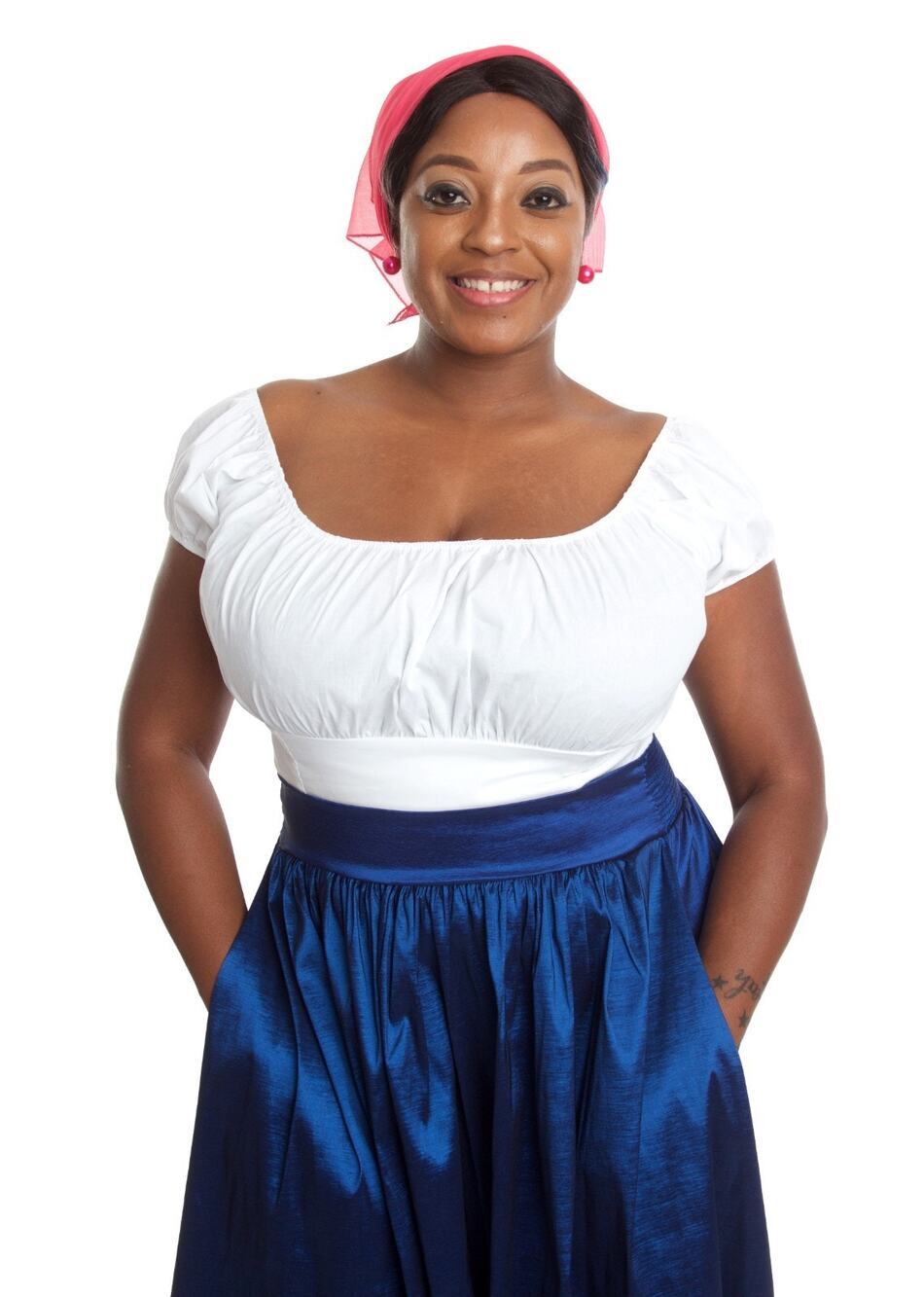 White Peasant Blouse Top On/Off Shoulder Smocked Back Retro Size 1X -Hey Viv